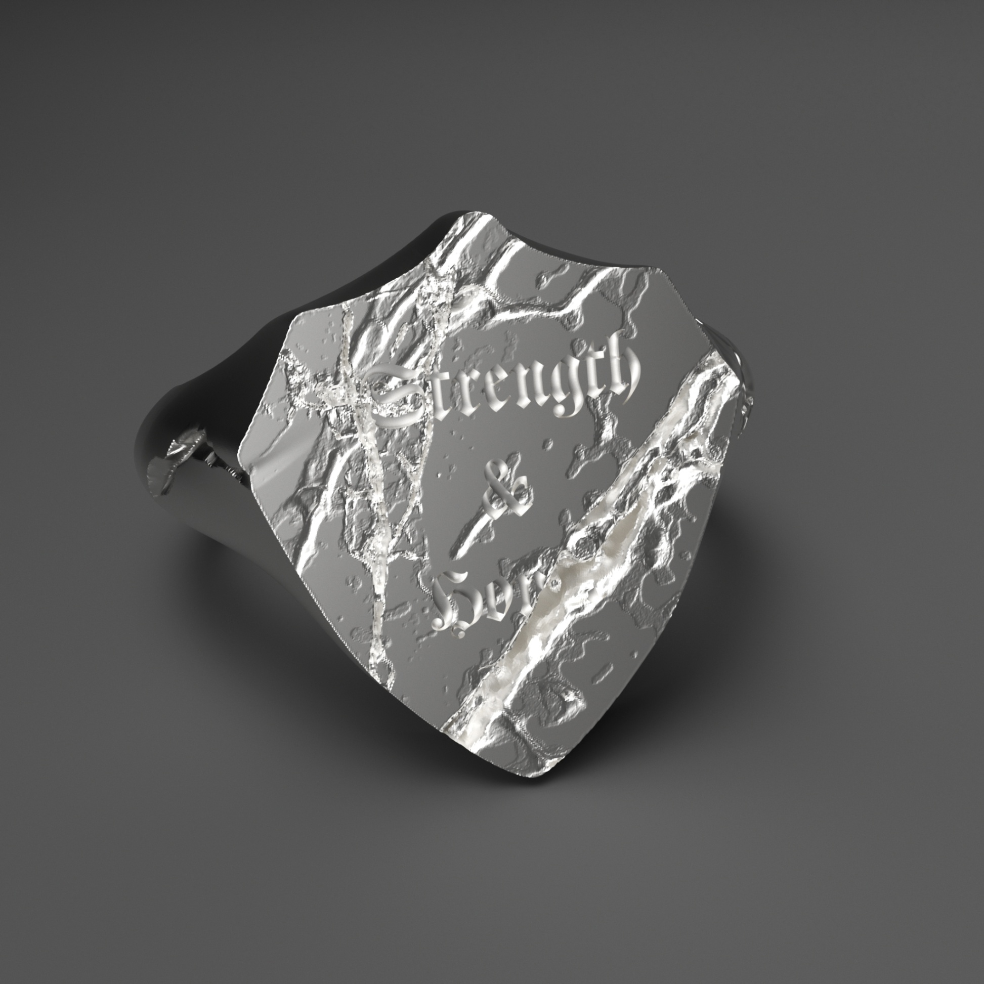 Damaged shield