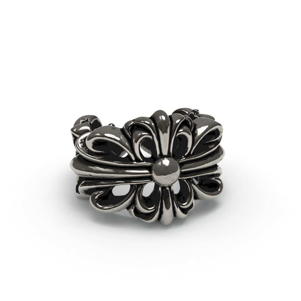 Floral Cross Ring