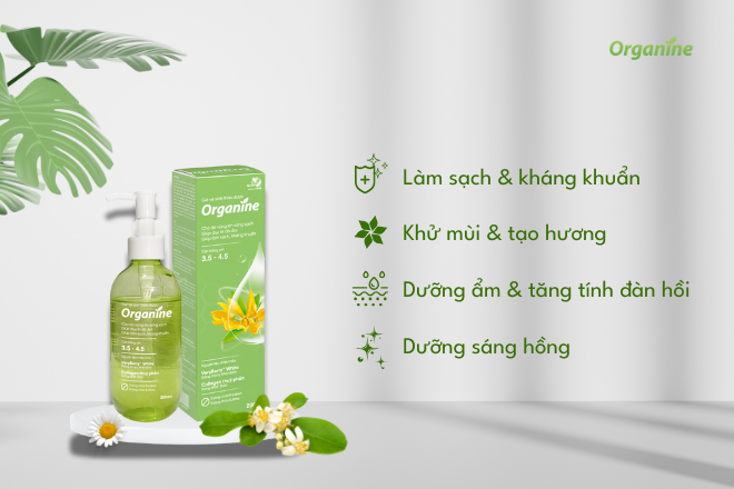 Gel vệ sinh thảo dược Organine