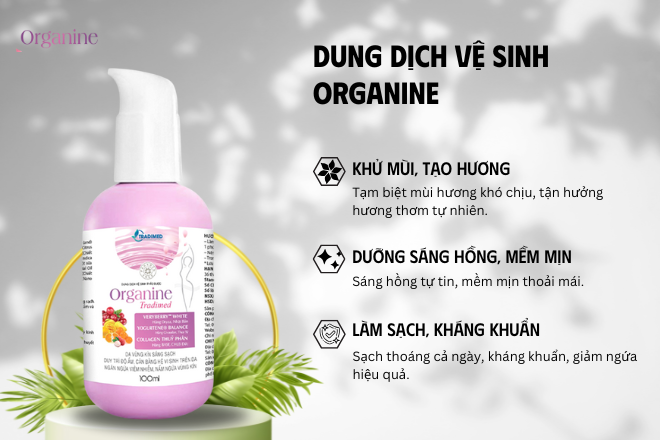 Gel vệ sinh thảo dược Organine