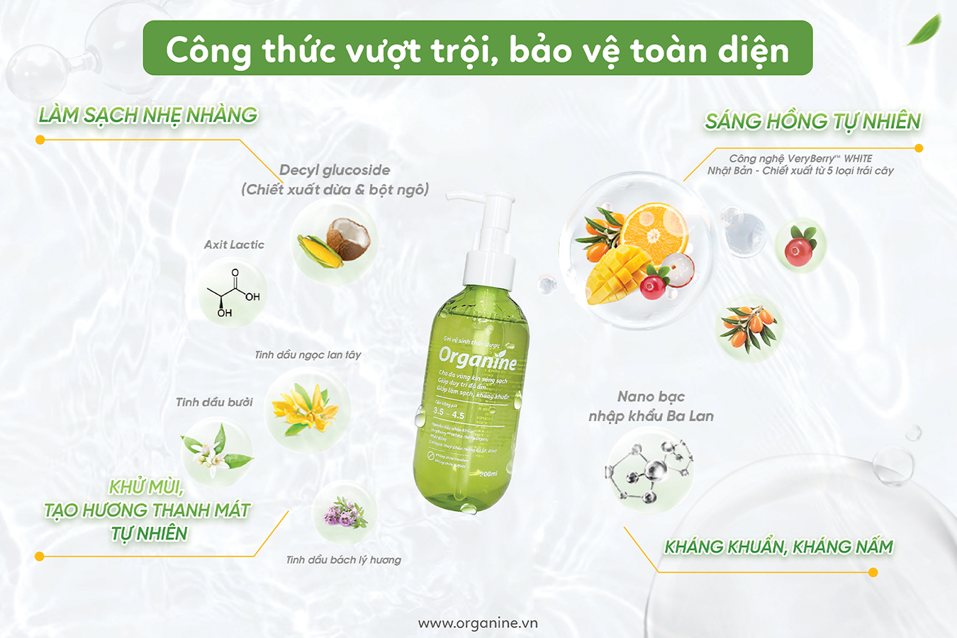 VeryBerry™ WHITE - Bí mật trái cây từ Nhật Bản giúp dưỡng sáng da một cách tự nhiên