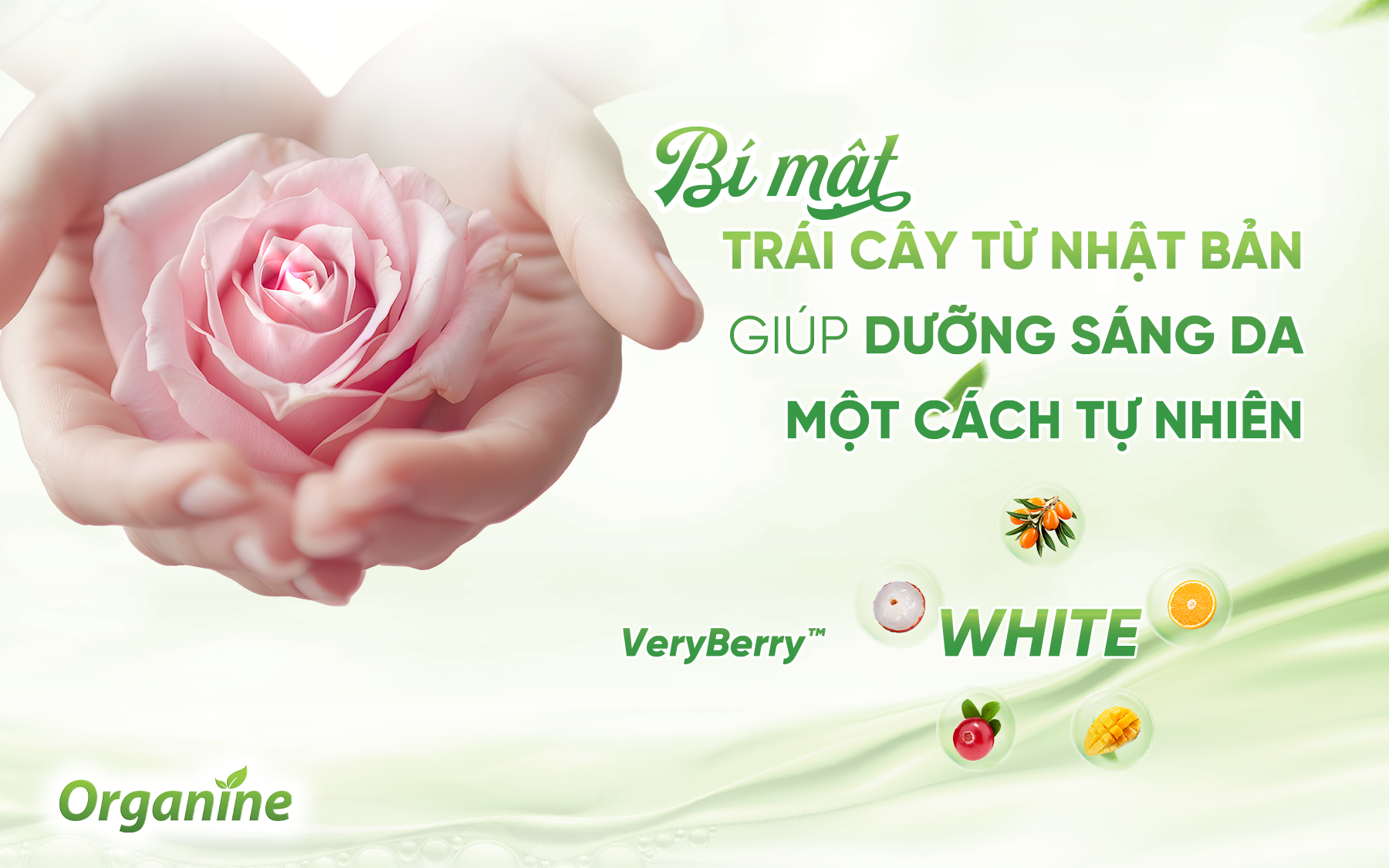 VeryBerry™ WHITE - Bí mật trái cây từ Nhật Bản giúp dưỡng sáng da một cách tự nhiên