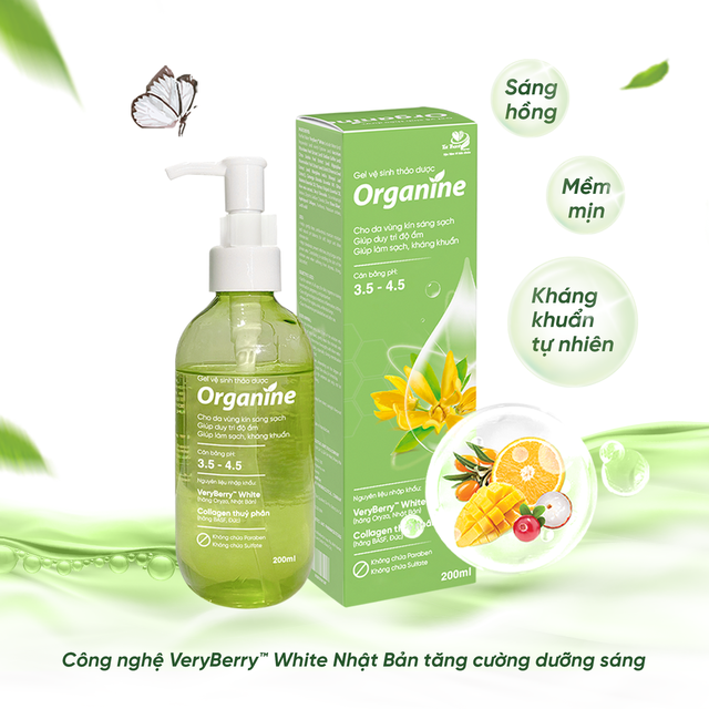 Gel vệ sinh thảo dược Organine