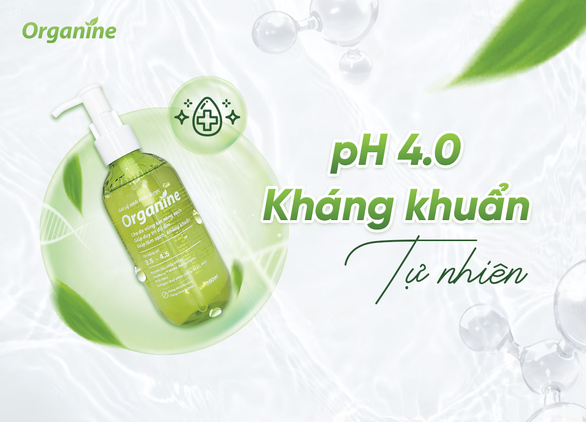 Gel vệ sinh thảo dược tinh chiết từ thiên nhiên giúp vùng kín sạch thoáng, thơm mát