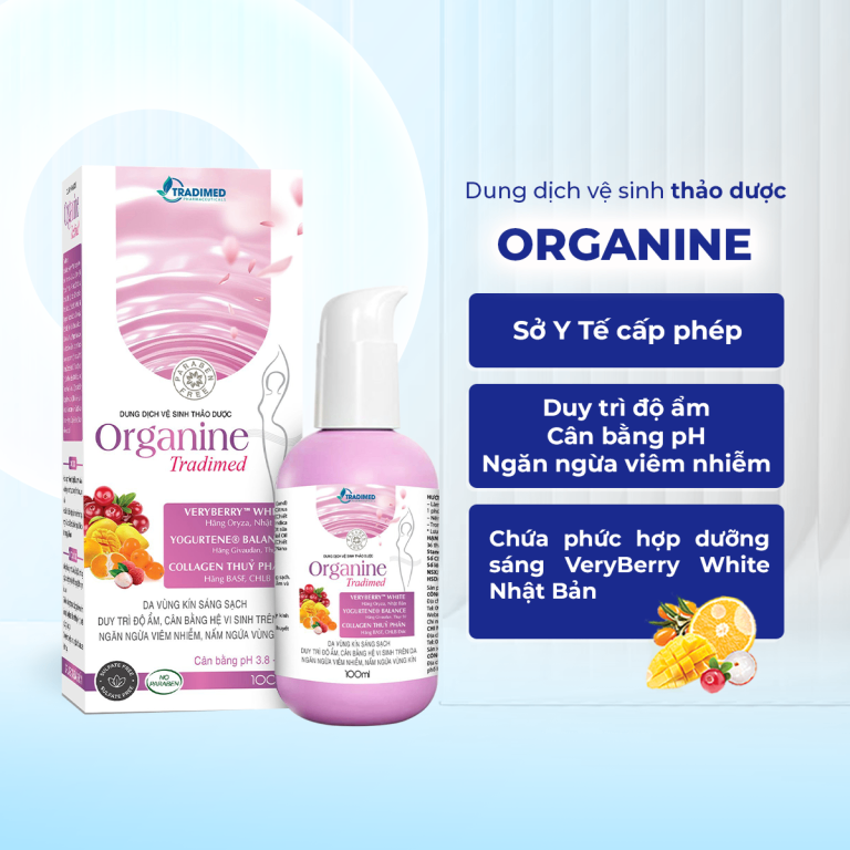 Dung dịch vệ sinh thảo dược Organine (100ml)