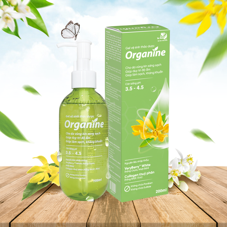 Dung dịch vệ sinh thảo dược Organine (200ml)