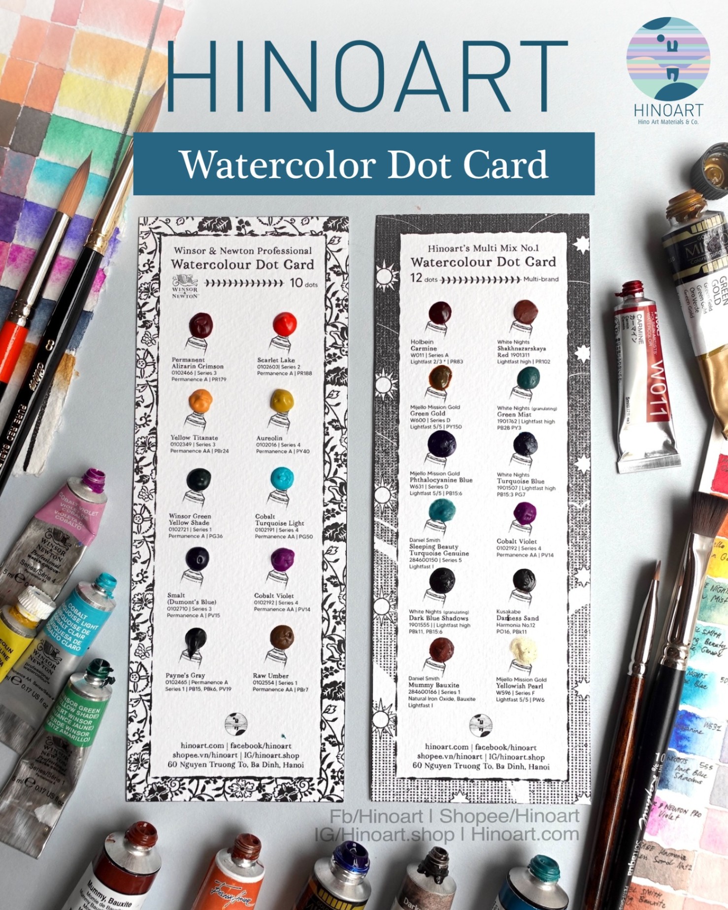 Công dụng của dot card màu nước là gì?