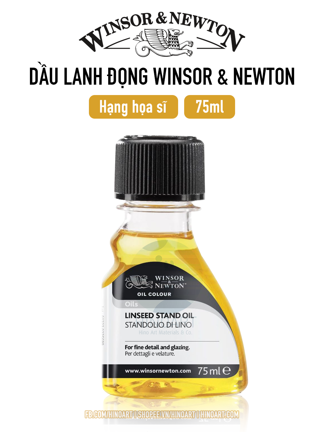 Dầu lanh đọng W&N 75ml