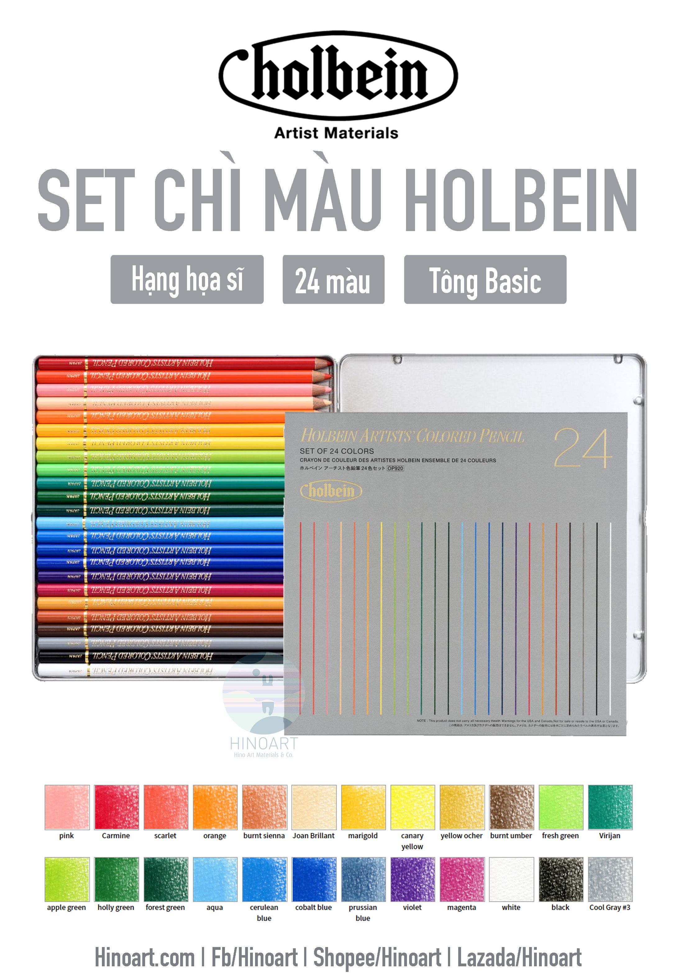 Holbein Colored Pencil - Set 24