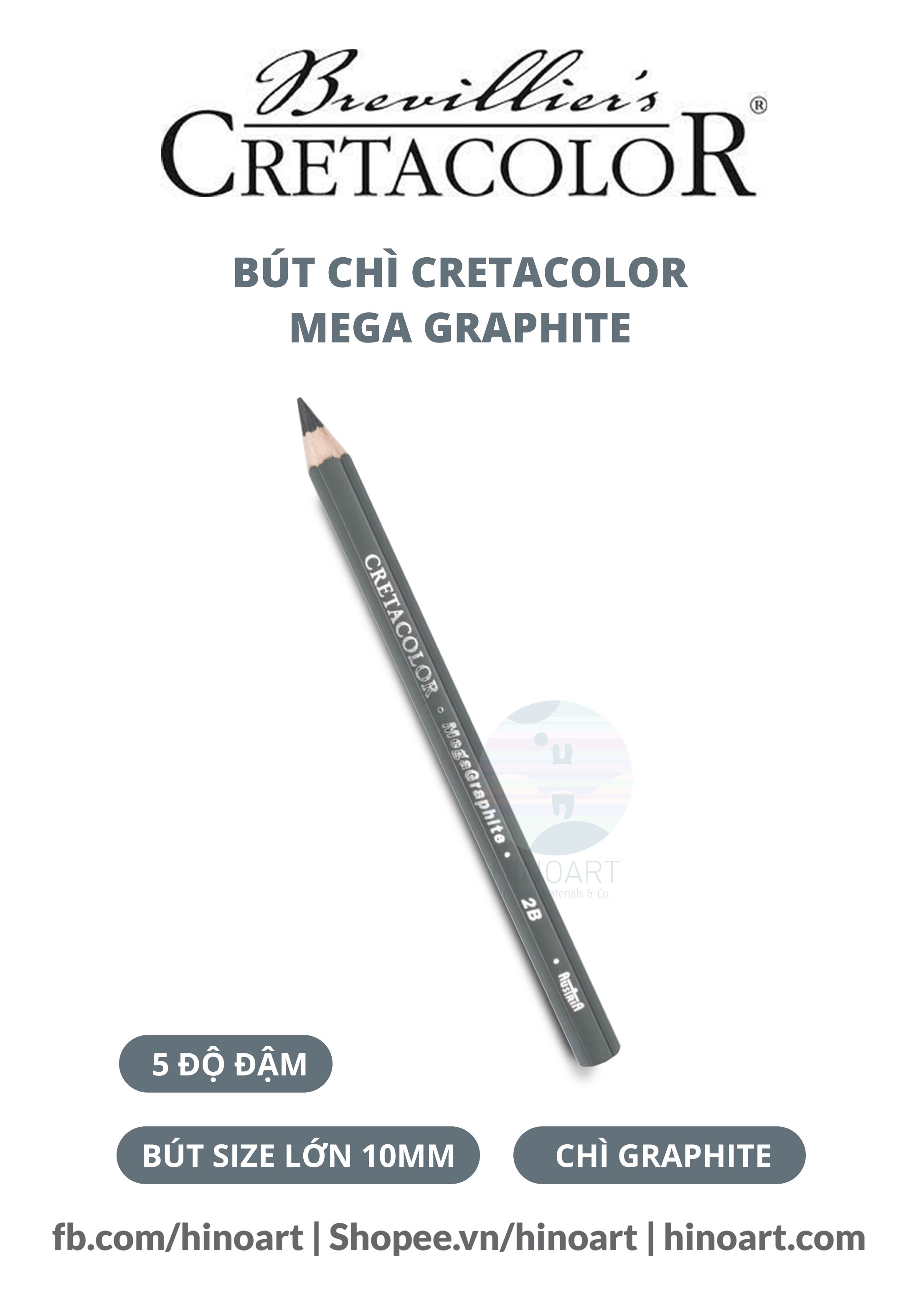 Chì Cretacolor Mega Graphite