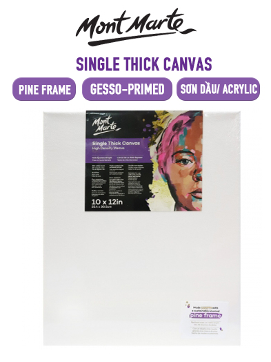 Toan vải Mont Marte Professional Canvas S.T. 76.2x101.6