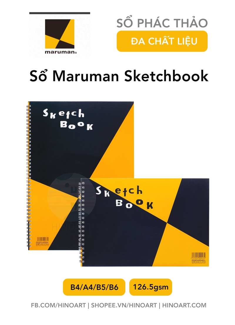 Sổ Sketchbook Maruman