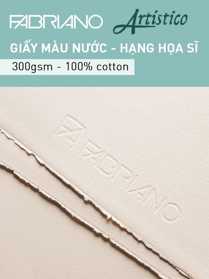 Giấy màu nước Fabriano Artistico