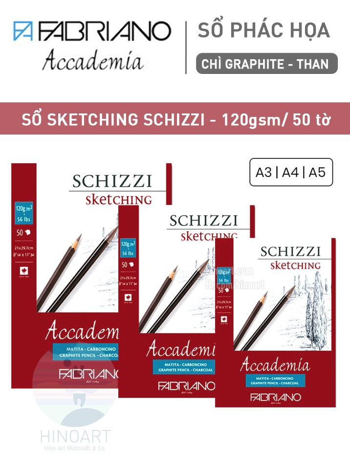 Sổ Frabriano Sketching Schizzi