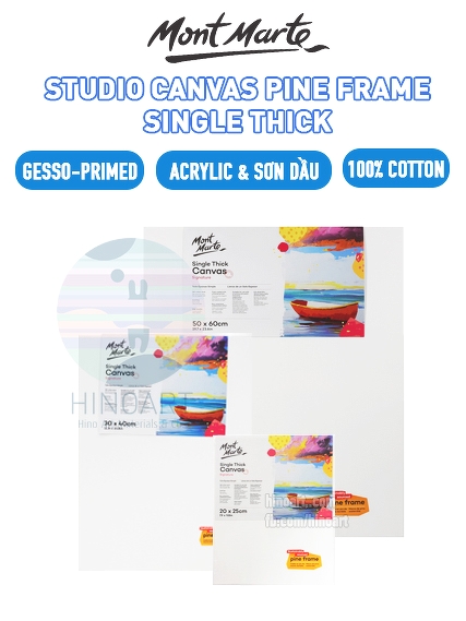 Toan vải Mont Marte Studio Canvas Pine Frame S.T. 40x50cm