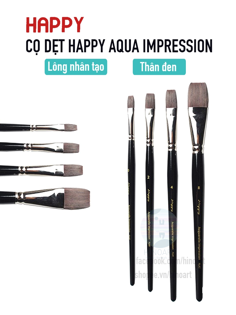 Cọ dẹt Happy Aqua Impression