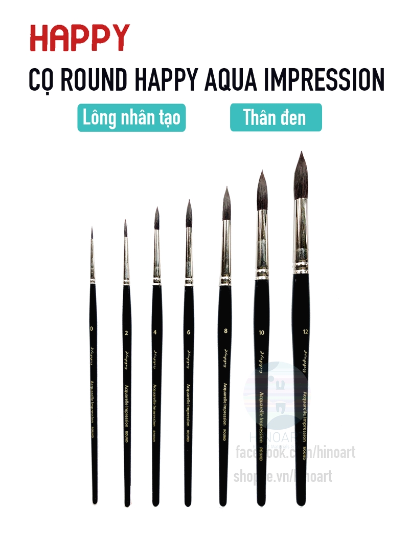 Cọ tròn Happy Happy Aqua Impression