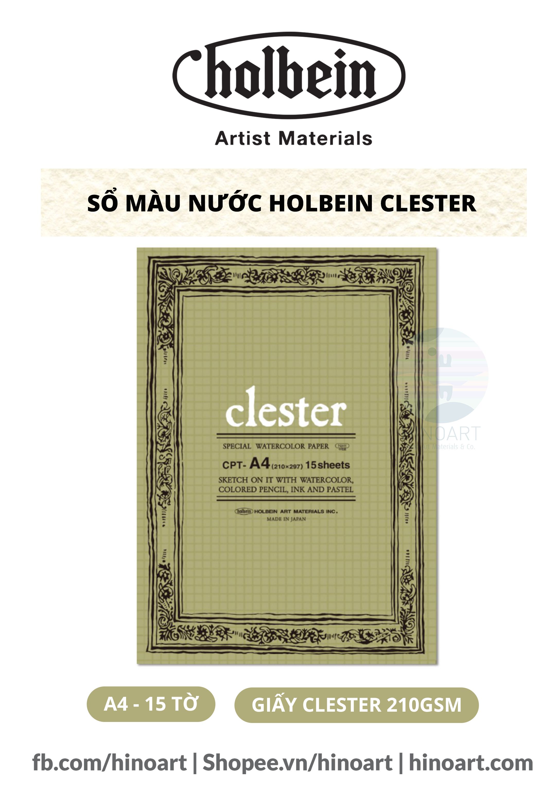 Clester Watercolor Sketchbook