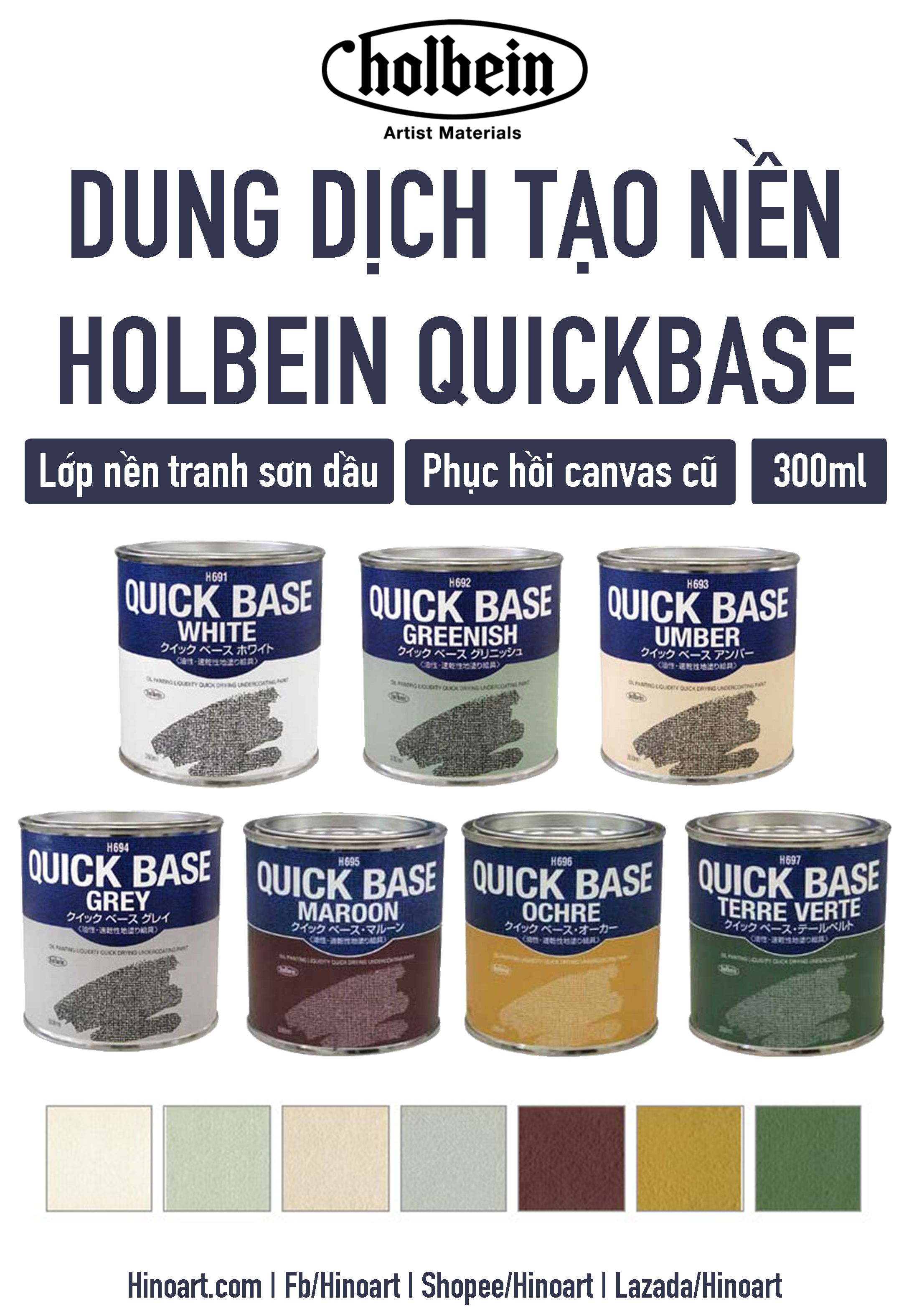 Holbein Oil Color Quick Base - 300ml