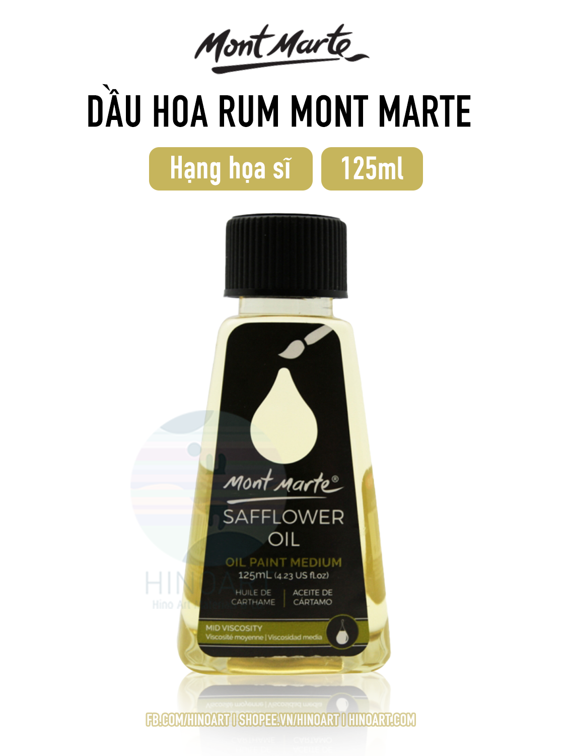 Dầu hoa rum Mont Marte 125ml