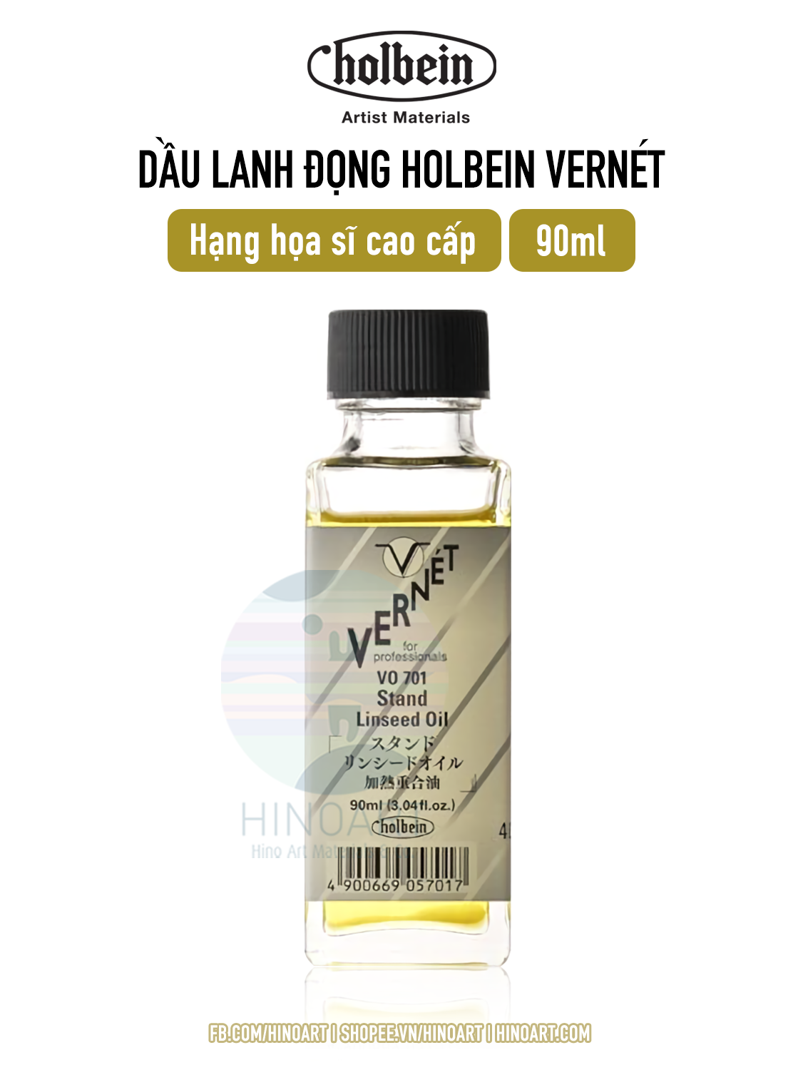 Dầu lanh đọng Holbein Vernet 90ml