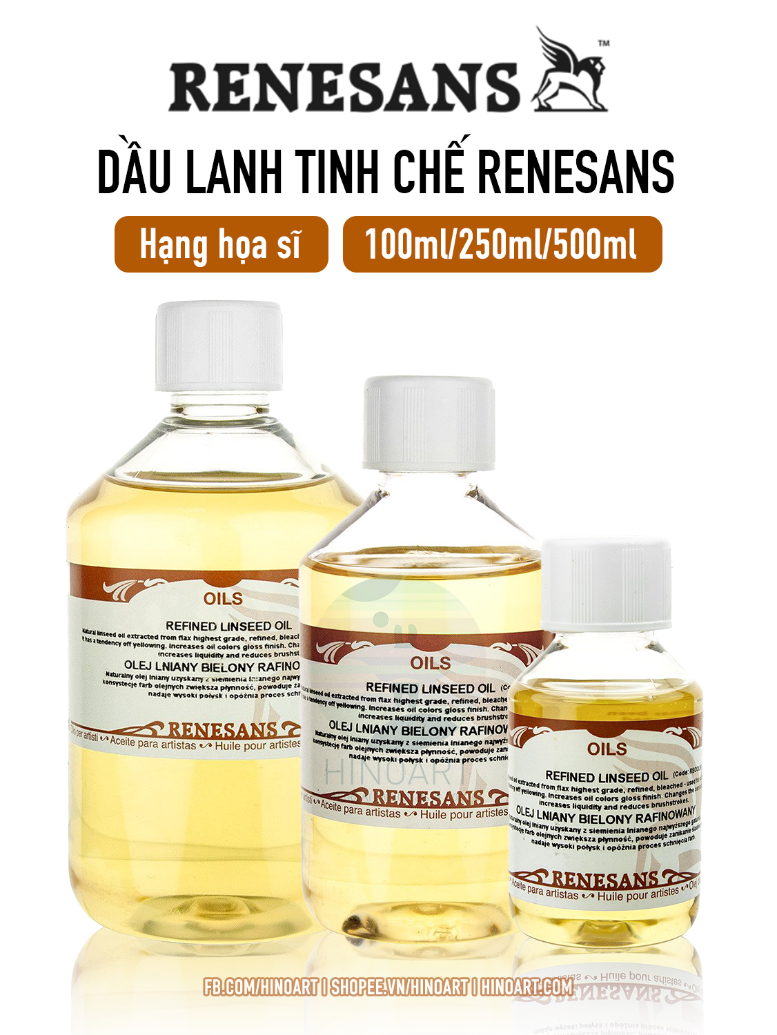 Dầu lanh tinh chế Renesans