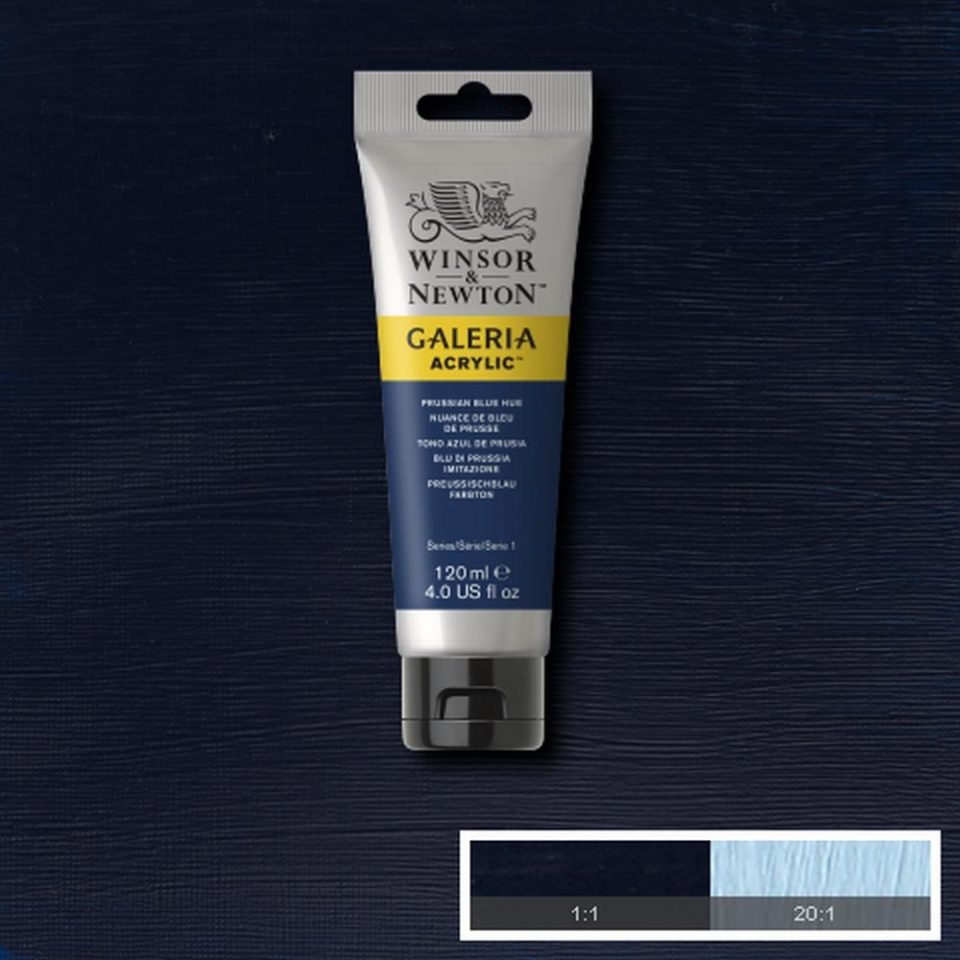 W&N GALERIA Acrylic Colour - Prussian Blue Hue - 120ml