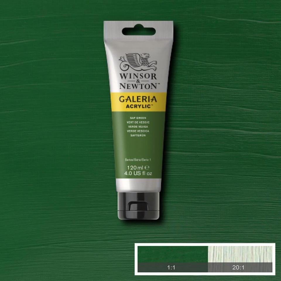 W&N GALERIA Acrylic Colour - Sap Green - 120ml