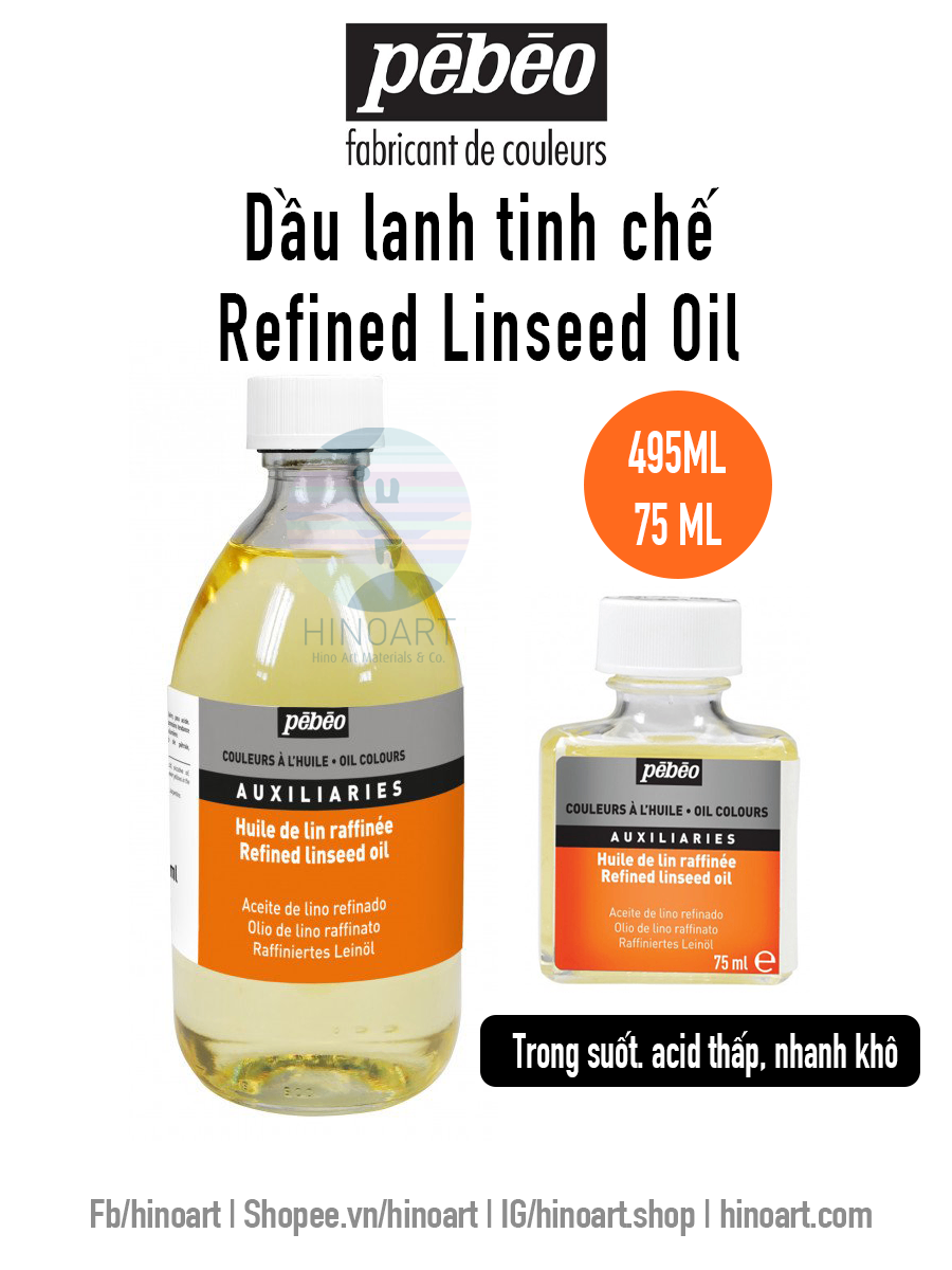 Pebeo Refined Linseed Oil 75ml