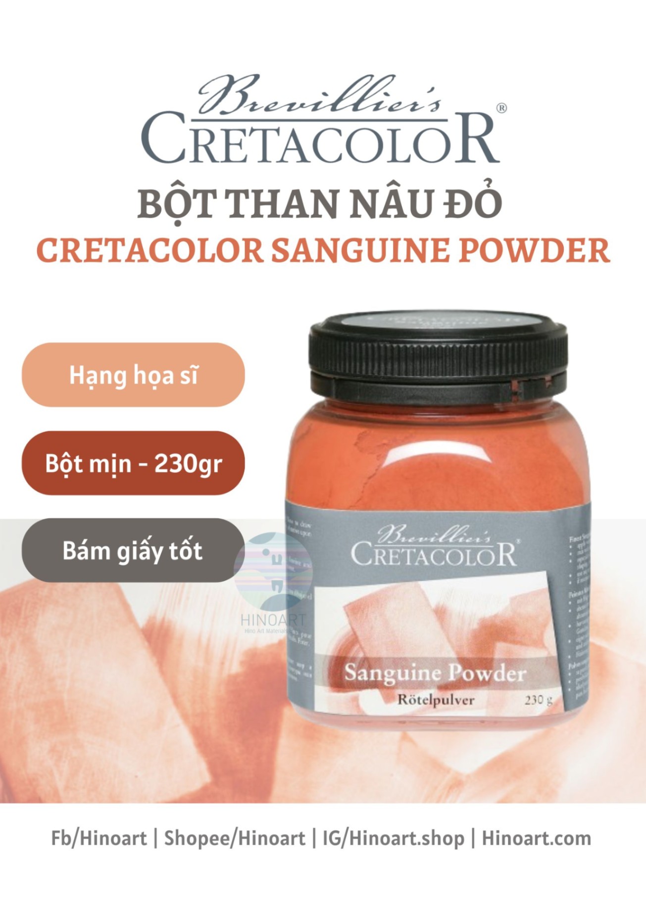 Cretacolor Sanguine Powder - 230gr