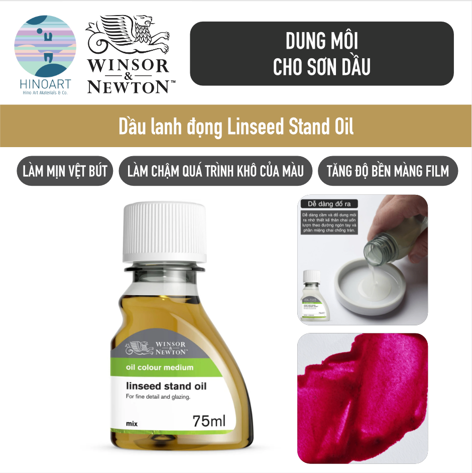 Dầu lanh đọng W&N 75ml