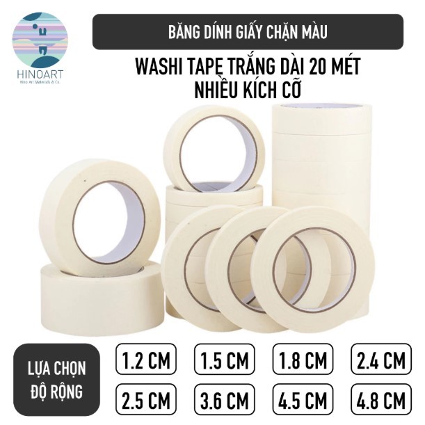 Băng dính chặn màu - 2.5cm x 20m