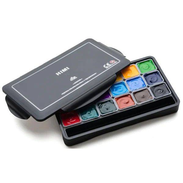 Himi Miya Acrylic set 18 color 30ml - BLACK