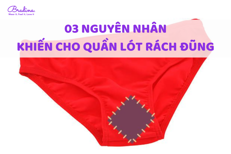 Quần lót rách đũng: 03 lý do bất ngờ có thể bạn chưa biết