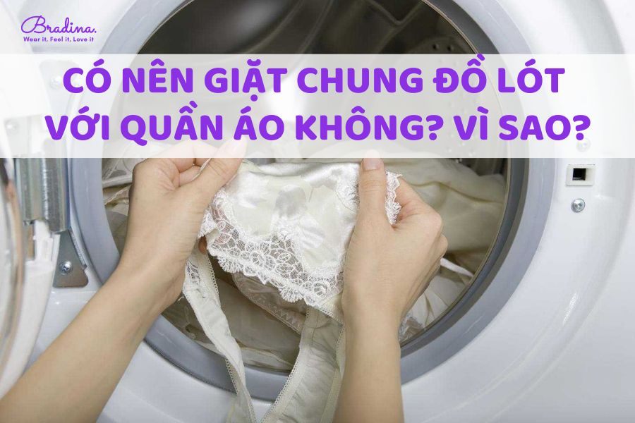 Có nên giặt chung đồ lót với quần áo không? Vì sao?