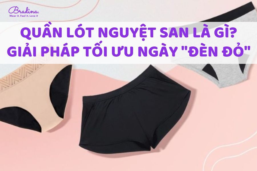 Quần lót nguyệt san là gì? Cách sử dụng quần lót nguyệt san chuẩn