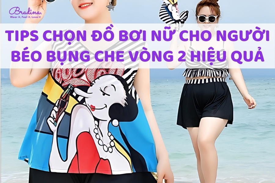 3 tips chọn đồ bơi nữ cho người béo bụng che vòng 2 hiệu quả