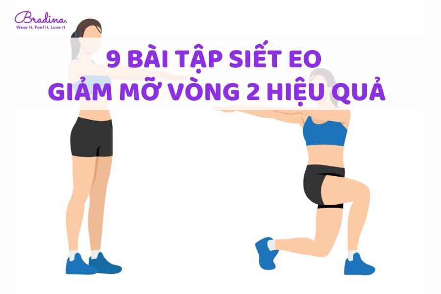 9 Bài tập siết eo giảm mỡ vòng 2 cho nàng trong nốt nhạc