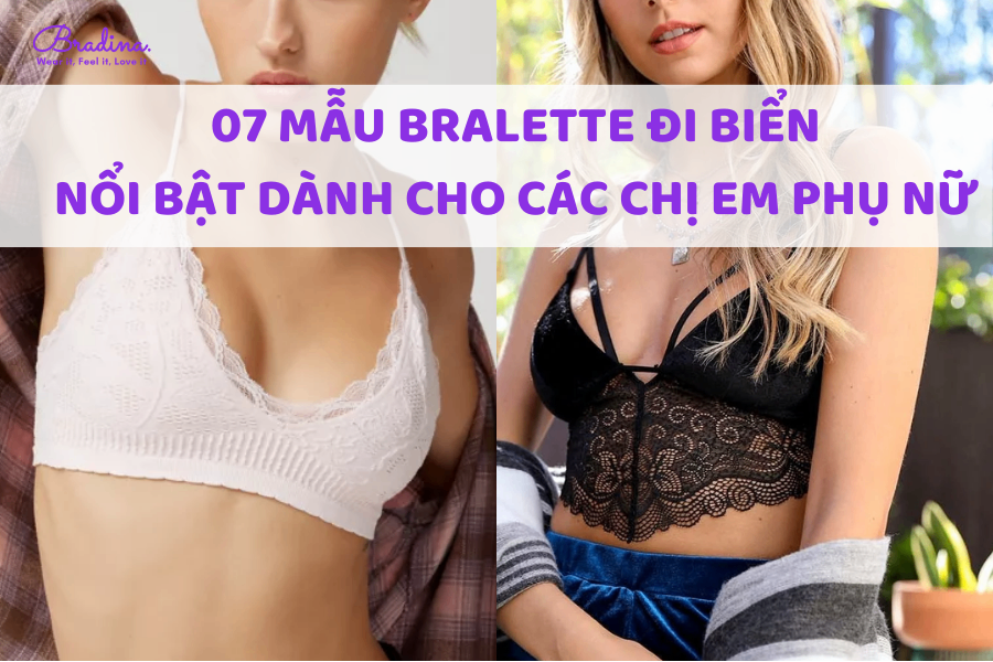 07 mẫu Bralette đi biển nổi bần bật cho chị em