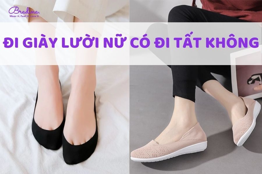 Đi giày lười nữ có đi tất không? Chọn tất đi giày lười nữ