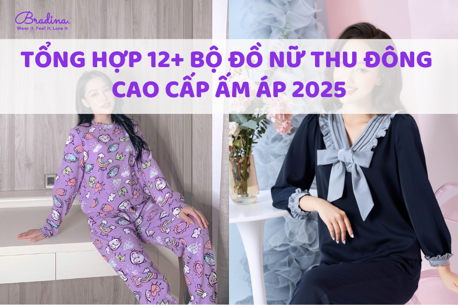 Tổng hợp 12+ bộ đồ nữ thu đông cao cấp ấm áp 2025