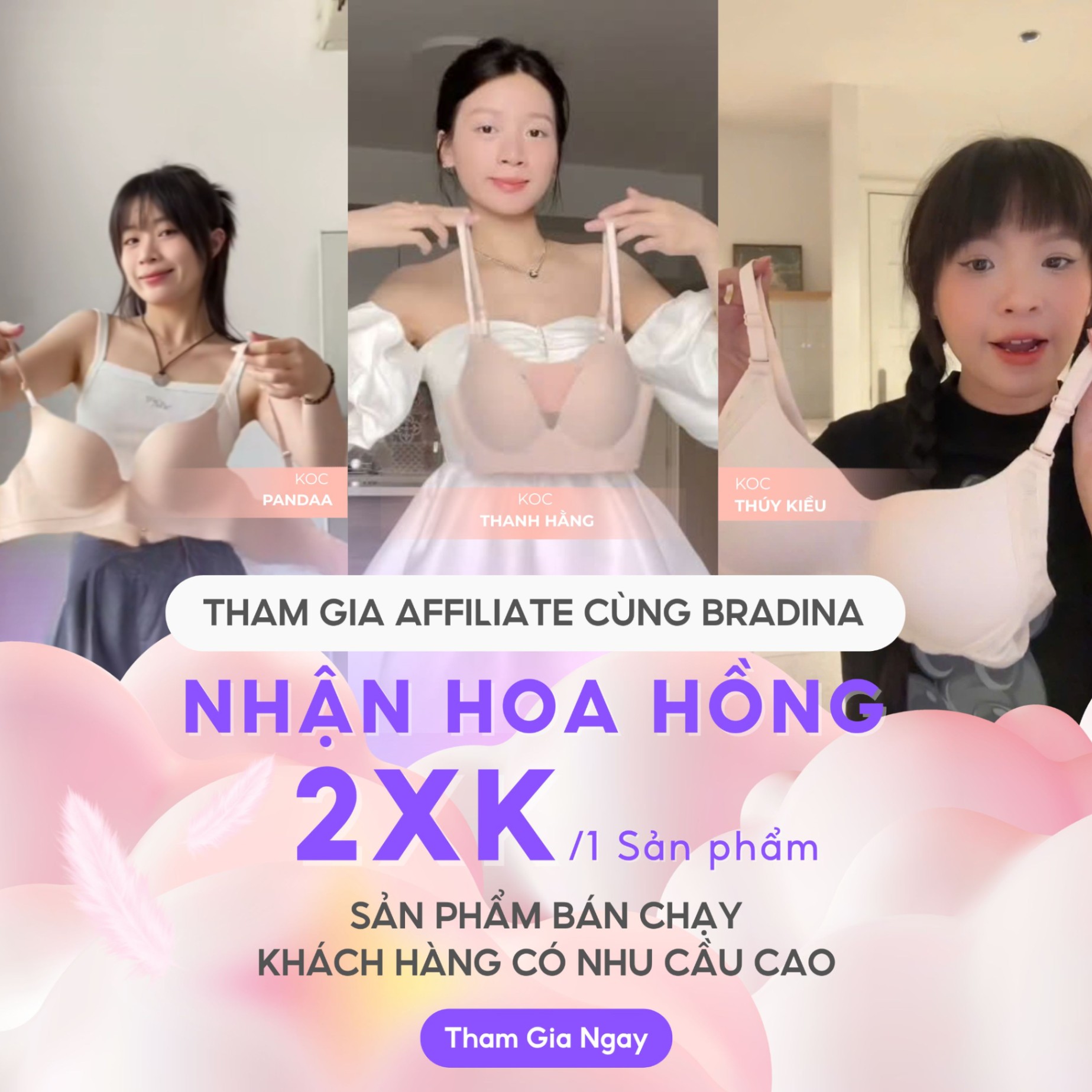 Cơ Hội Hợp Tác Cùng Bradina - Dành Riêng Cho Content Creator Năng Động