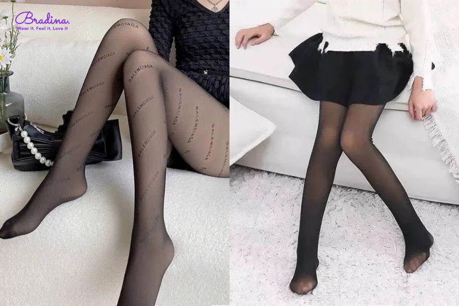 Quần tất 3d có nhiều hoạ tiết