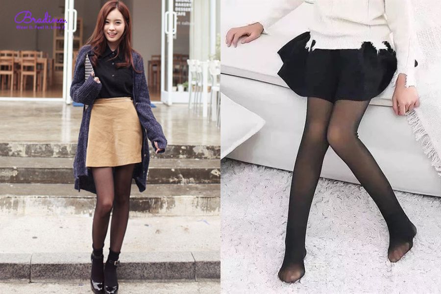 Quần tất 3d mang lại vóc dáng thon gọn