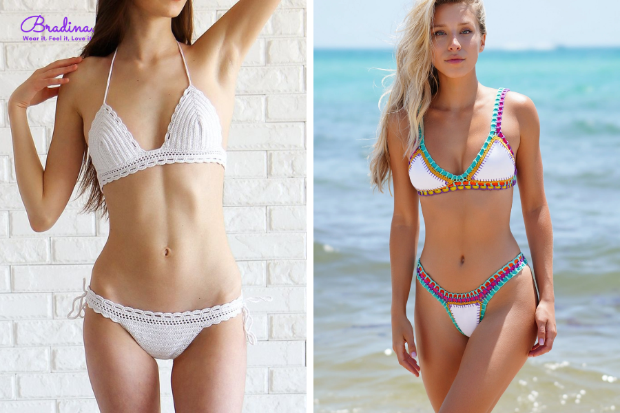 Tại Sao nên chọn bikini đan móc khi đi biển?