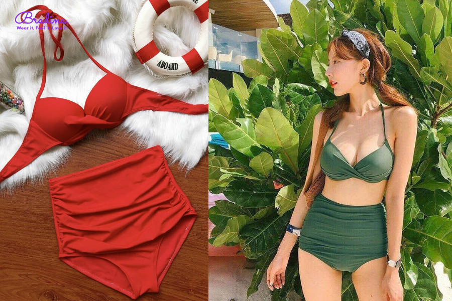 Bikini 2 mảnh lưng cao tôn dáng