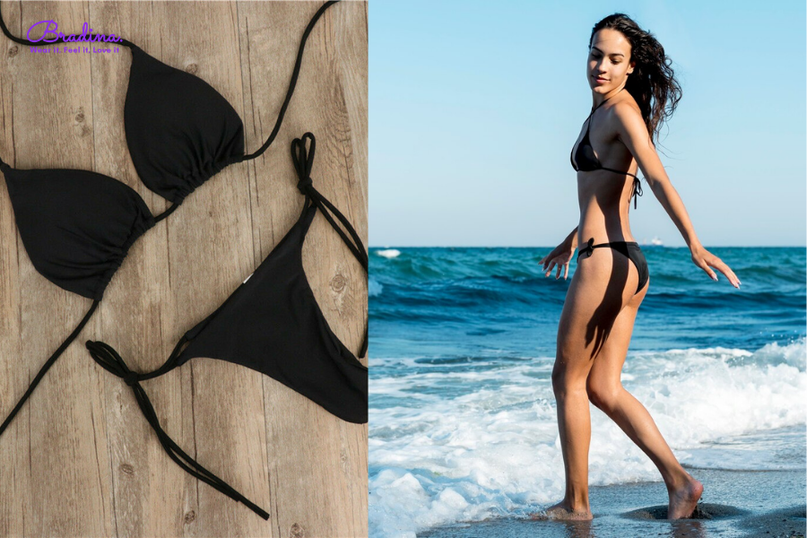 Bikini basic 2 mảnh có dây buộc