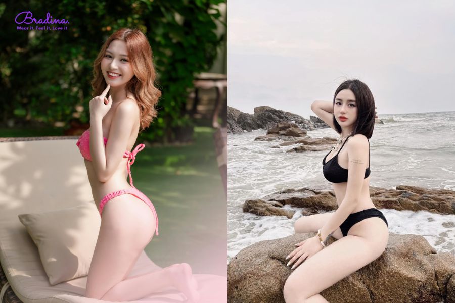 Chọn màu bikini với làn da trắng