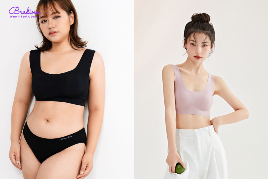 Áo lót 2 dây croptop bản to