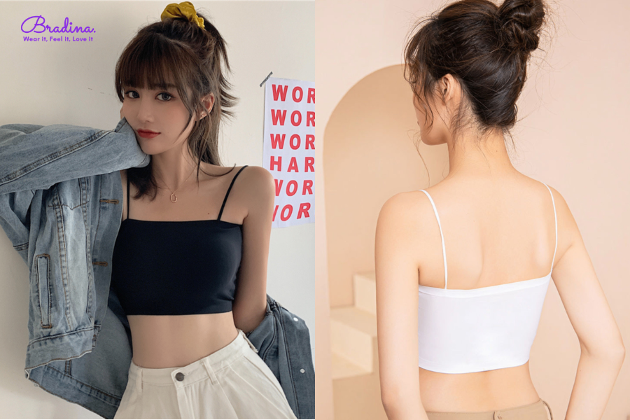 Áo ống 2 dây croptop